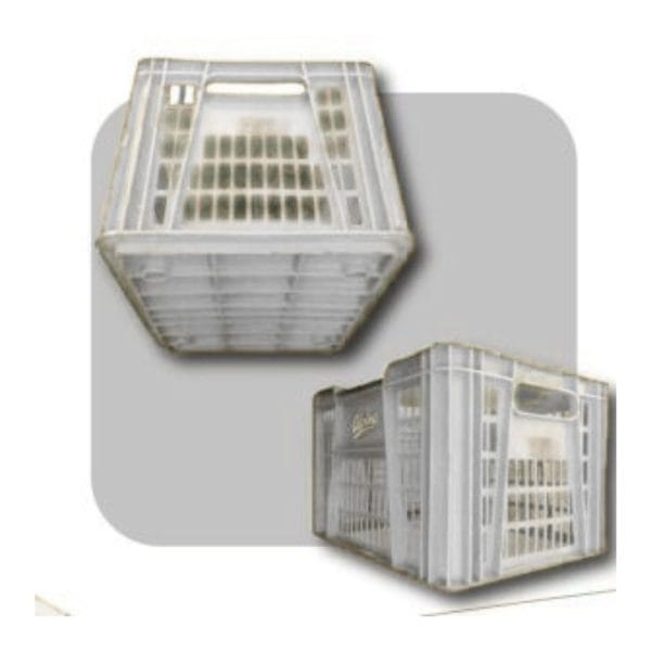 Canastilla Plástica Cubo Lechero Acanalado - Imagen 7