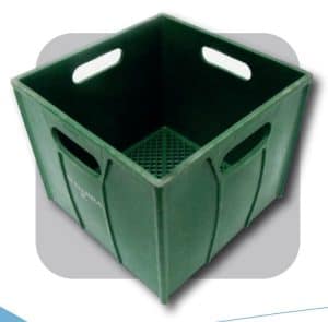 Canastilla Plástica Cubo Guayabero Paredes Sellada
