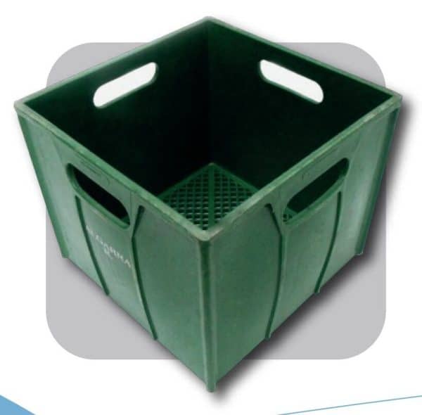 Canastilla Plástica Cubo Guayabero Paredes Sellada