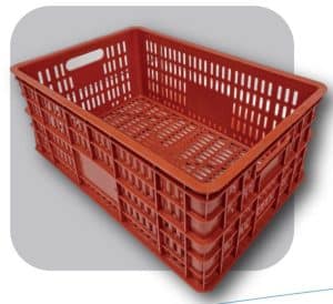 Canastilla Plástica Referencia 4 Plana tipo fruver