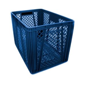 Canastilla Bultera Rombos Color Negro