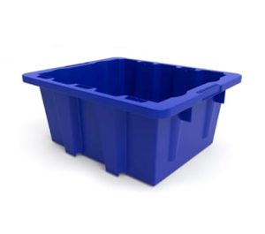 Canastilla Cubo Lechero Sellado Color Negro